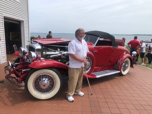 Dick Shappy with his 1929 Duesenberg J-268